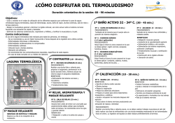 C&Oacute;MO DISFRUTAR DEL TERMOLUDISMO - Termoludico-Cascante