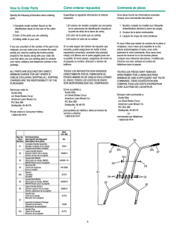 How to Order Parts C&oacute;mo ordenar repuestos - Home Depot