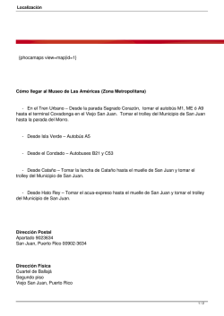 {phocamaps view=map|id=1} C&oacute;mo llegar al Museo de Las