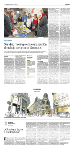 Stand up meetingo c&oacute;mo una reuni&oacute;n de trabajo puede durar 15