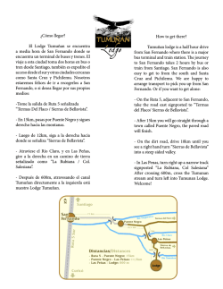 &iquest;C&oacute;mo llegar? El Lodge Tumu&ntilde;an se encuentra a media - Buuteeq