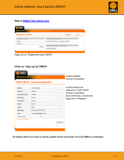 C&oacute;mo obtener una Cuenta UMVA?