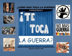 &iquest;C&Oacute;MO NOS TOCA LA GUERRA - Problemas Rurales