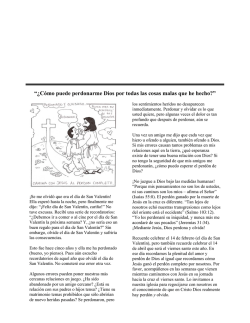 &ldquo;&iquest;C&oacute;mo puede perdonarme Dios por todas las cosas malas que he