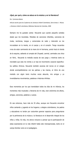 &iquest;Qu&eacute;, porqu&eacute; y c&oacute;mo se educa... CBotero - globatcloud.com