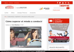C&oacute;mo superar el miedo a conducir - C&oacute;mo superar el miedo a