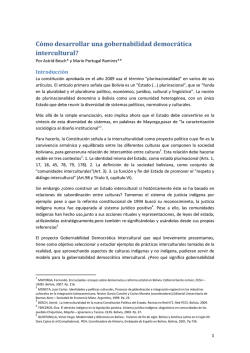 C&oacute;mo desarrollar una gobernabilidad democr&aacute;tica - Red PCCS