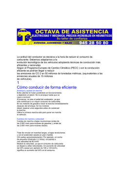 C&oacute;mo ahorrar con su coche