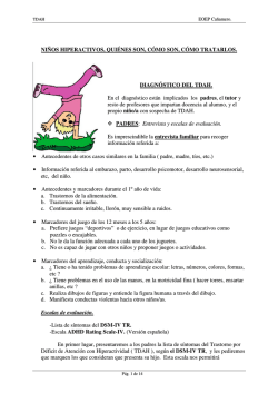 NI&Ntilde;OS HIPERACTIVOS, QUI&Eacute;NES SON, C&Oacute;MO SON, C&Oacute;MO