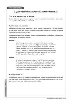 2. &iquest;C&oacute;mo se deClArAn lAs operACiones vinCulAdAs? - Indicator