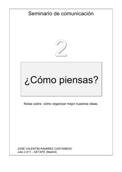 &iquest;C&oacute;mo piensas?