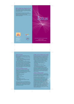 &iquest;Qu&eacute; se debe hacer despu&eacute;s del ictus? &iquest;Qu&eacute; es el ictus? &iquest;C&oacute;mo