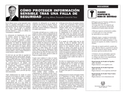 C&Oacute;MO PROTEGER INFORMACI&Oacute;N SENSIBLE TRAS UNA FALLA DE