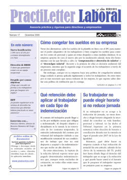 C&oacute;mo congelar los sueldos en su empresa Qu&eacute; - PractiLetter