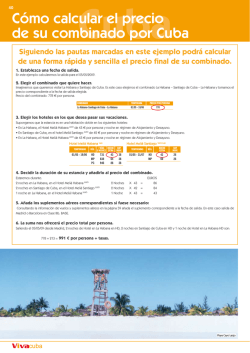 C&oacute;mo calcular el precio de su combinado por Cuba - Comoviajar.com