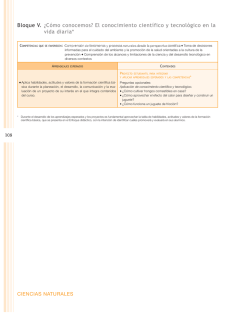 Bloque V. &iquest;C&oacute;mo conocemos? El conocimiento cient&iacute;fico y