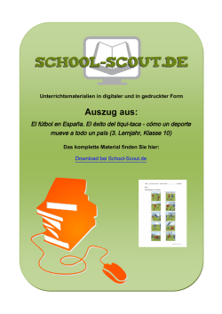 El f&uacute;tbol en Espa&ntilde;a. El &eacute;xito del tiqui-taca - c&oacute;mo un - School-Scout