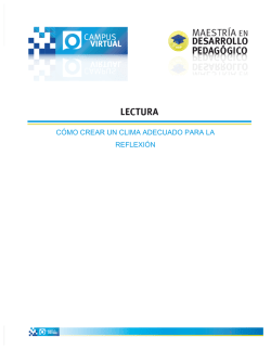 C&Oacute;MO CREAR UN CLIMA ADECUADO PARA - uovirtual.com.mx