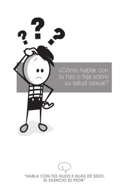 &iquest;C&oacute;mo hablar con tu hijo o hija sobre su salud sexual? - Sejevi