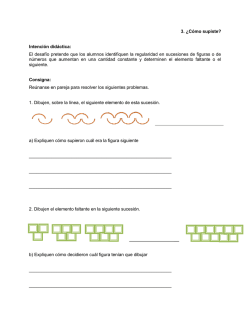 3. &iquest;C&oacute;mo supiste? Intenci&oacute;n did&aacute;ctica: El desaf&iacute;o pretende que los