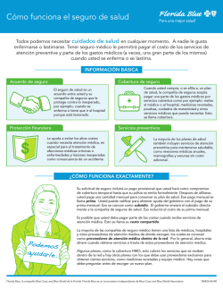 C&oacute;mo funciona el seguro de salud - Florida Blue