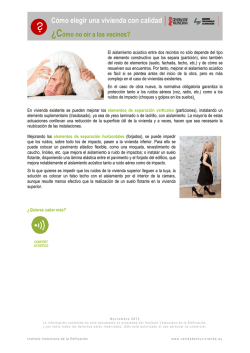 C&oacute;mo elegir una vivienda con calidad - IVE