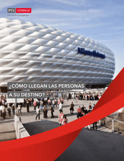 &iquest;C&Oacute;MO LLEGAN LAS PERSONAS A SU DESTINO? - PTV Group