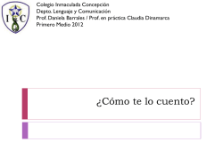 &iquest;C&oacute;mo te lo cuento? - elartedelasletras