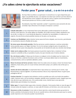 &iquest;Ya sabes c&oacute;mo te ejercitar&aacute;s estas vacaciones?