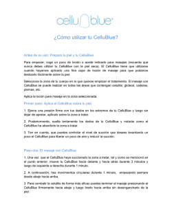 &iquest;C&oacute;mo utilizar tu CelluBlue?