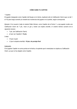 (C&oacute;mo suma tu Capit&aacute;n) - Gran DT - Clar&iacute;n