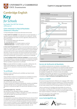C&oacute;mo interpretar tu Hoja de Resultados (Statement of - Aula-Emi