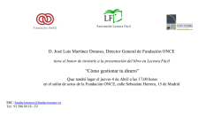 &ldquo;C&oacute;mo gestionar tu dinero&rdquo;