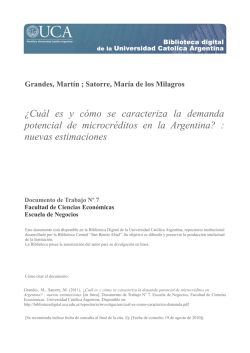 &iquest;Cu&aacute;l es y c&oacute;mo se caracteriza la demanda potencial de