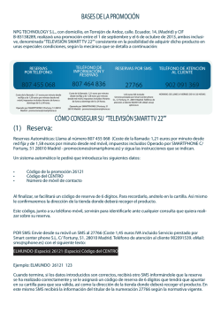 BASES DE LA PROMOCI&Oacute;N C&Oacute;MO CONSEGUIR SU &ldquo;TELEVISI&Oacute;N