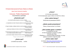 &iquest;C&oacute;mo? &iquest;Con cu&aacute;nto tiempo? &iquest;Qui&eacute;n puede presentarse