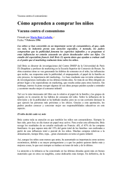 C&oacute;mo aprenden a comprar los ni&ntilde;os - Club Juvenil Estay