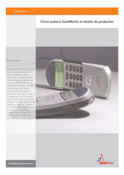 C&oacute;mo acelera SolidWorks el dise&ntilde;o de productos - Aertia