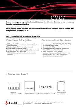 &iquest;C&oacute;mo funciona? Funciones Principales: Caracter&iacute;sticas - Icar