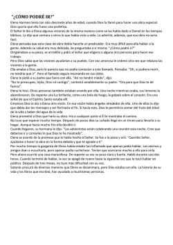 &ldquo;&iquest;C&Oacute;MO PODR&Eacute; IR?&rdquo;