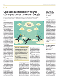 Una especializaci&oacute;n con futuro: c&oacute;mo posicionar tu web en Google