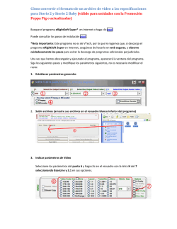 C&oacute;mo convertir el formato de un archivo de v&iacute;deo a las - Vtech
