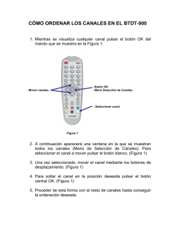 C&Oacute;MO ORDENAR LOS CANALES EN EL BTDT-900 - brigmton