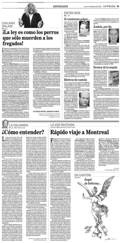 &iquest;C&oacute;mo entender? R&aacute;pido viaje a Montreal - Peri&oacute;dico Expreso