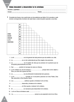 C&oacute;mo descubrir y desarrollar la fe cristiana - Webnode