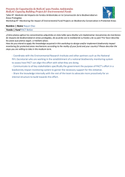 &iquest;C&oacute;mo el taller puede ayudarle a implementar el PSA en - Redlac