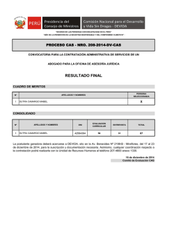 RESULTADO FINAL - Devida