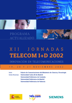 TELECOM I+D 2002 - ResearchGate