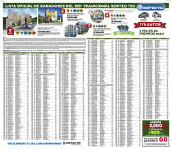 Lista PDF - Sorteos Tec