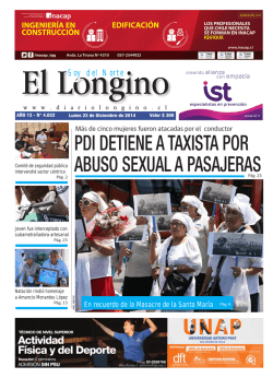 PDI DETIENE A TAXISTA POR ABUSO SEXUAL - DiarioLongino.cl